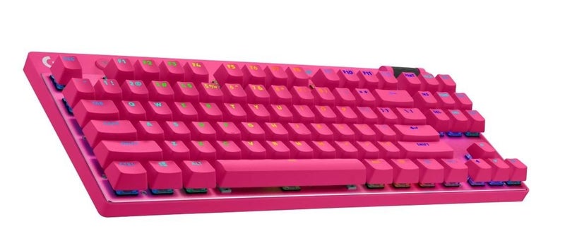 Logitech G PRO X TKL LIGHTSPEED Gaming Keyboard (Magenta) Carousel 2