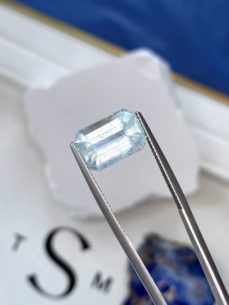 $1RES ~ $1800 Buy Now * 8.15ct Aquamarine Skardu Valley Origin Carousel 1