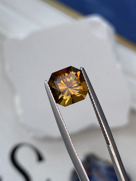$1RES ~ $850 Buy Now * 3.86ct Madeira Citrine Carousel 1