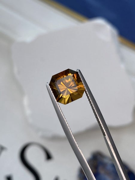 $1RES ~ $850 Buy Now * 3.86ct Madeira Citrine Carousel 5