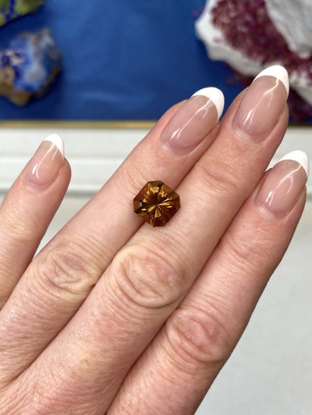 $1RES ~ $850 Buy Now * 3.86ct Madeira Citrine Carousel 2