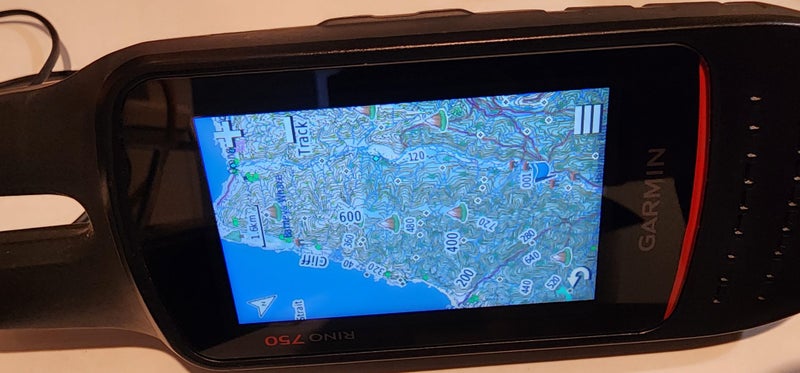 Garmin Rino 750 handheld GPS and radio unit for sale. Carousel 13