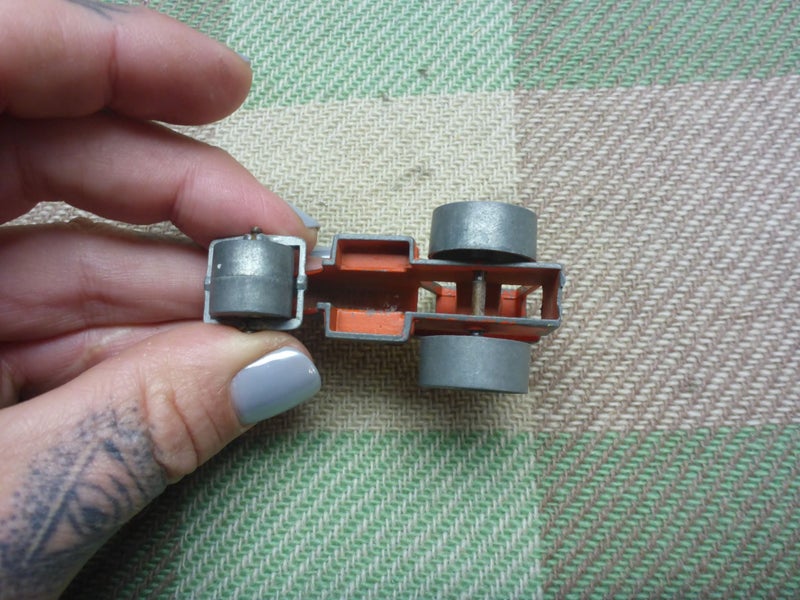 Vintage NZ Fun Ho Diecast Toy Car Midget Aveling Barford Road Roller Funho Carousel 6