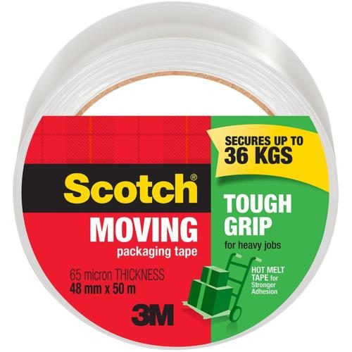 3M Scotch Moving Packaging Tape 3500-OPP Clear 48mmx50m [7012754539] Carousel 1