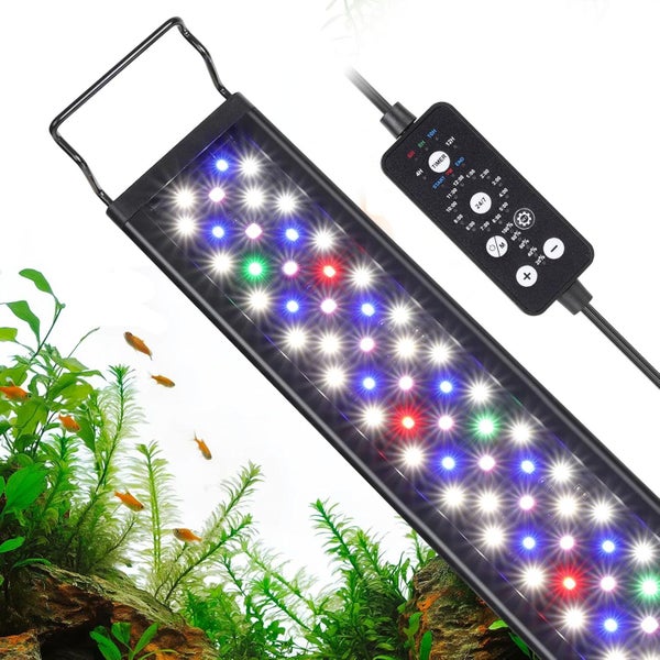 Aquarium Light, Fish Tank Light with Extendable Brackets, Full Spectrum 45-60CM Carousel 1