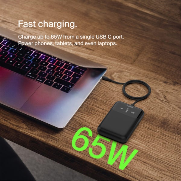 Belkin BoostCharge Pro 20000mAh 65W 3-Output Laptop Power Bank with Display Carousel 2