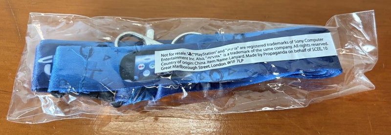 Rare Official PlayStation Press Lanyard - PS Vita & PS3 Super Slim - SEALED Carousel 1