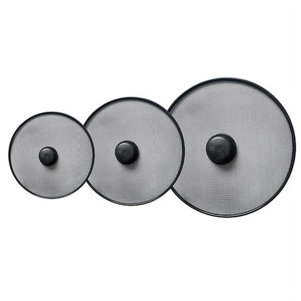 3Pcs Kitchen Splash Guard Splatter Screens Frying Pan Grease Screen Mesh Oil Carousel 1