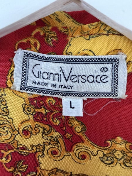 Gianni Versace vintage baroque mens shirt made in Italy Carousel 15
