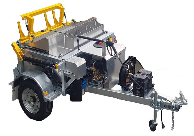 BE Water Blaster Trailer Wheelie Bin Cleaning NEW BUSINESS START Delivery Today Carousel 2