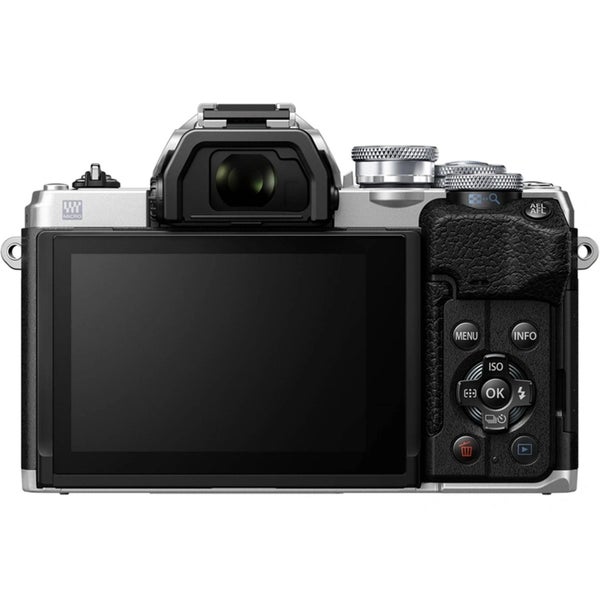 OM-SYSTEM OM-D E-M10 Mark IV Mirorrless Digital Camera (Silver) with 14-42mm Carousel 2