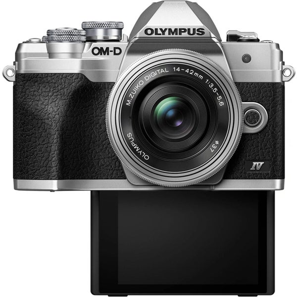 OM-SYSTEM OM-D E-M10 Mark IV Mirorrless Digital Camera (Silver) with 14-42mm Carousel 3