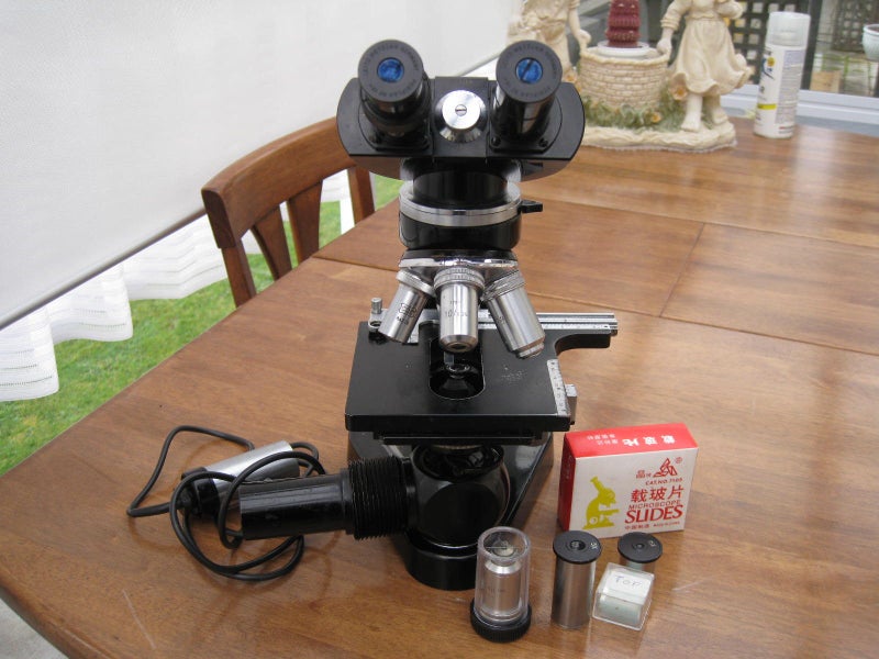 Old Leitz Wetzlar Lab Microscope.448165899582187522