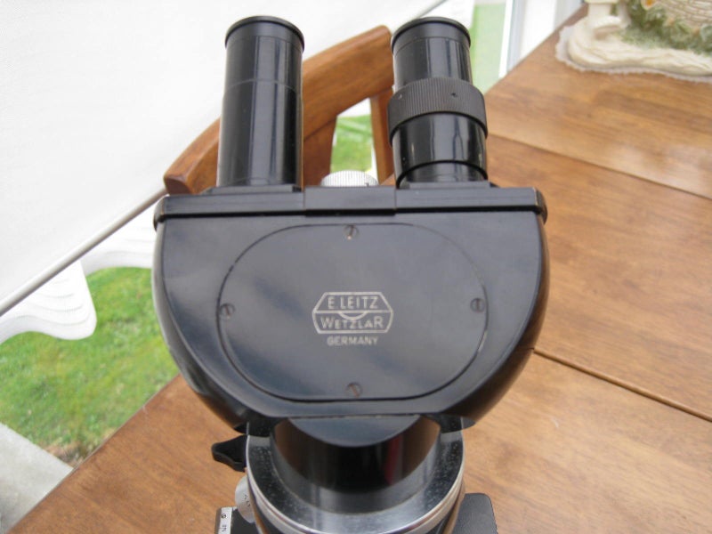 Old Leitz Wetzlar Lab Microscope.448165899582187521