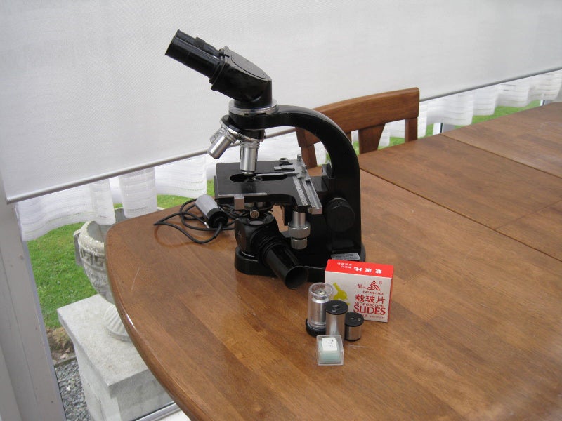 Old Leitz Wetzlar Lab Microscope.448165899582187520