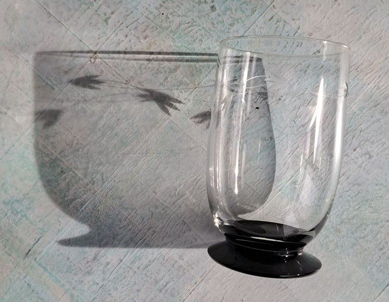 6 x Danish Holmegaard soda / water / beer glasses - in catalogues from 1942-1990