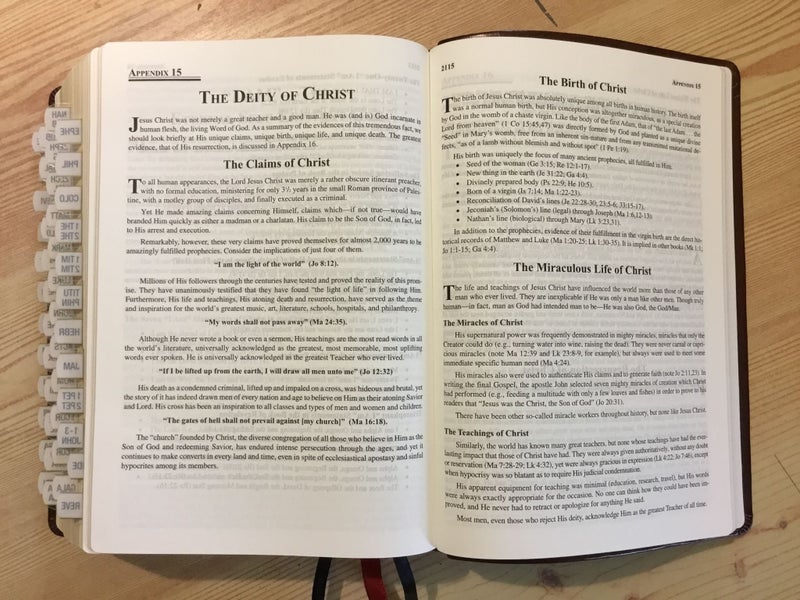 Henry Morris KJV Study Bible (10 point) Carousel 16