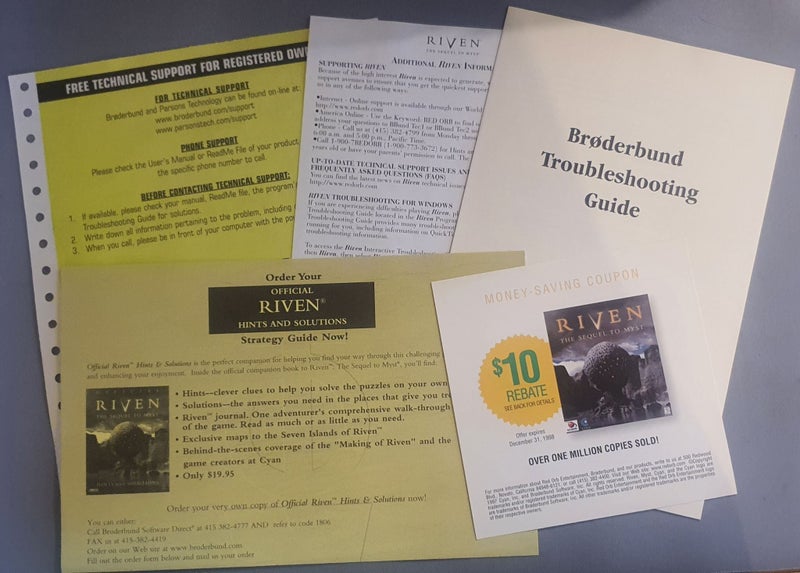 Riven: The Sequel to Myst: Includes Strategy Guide (PC Big Box) Carousel 10