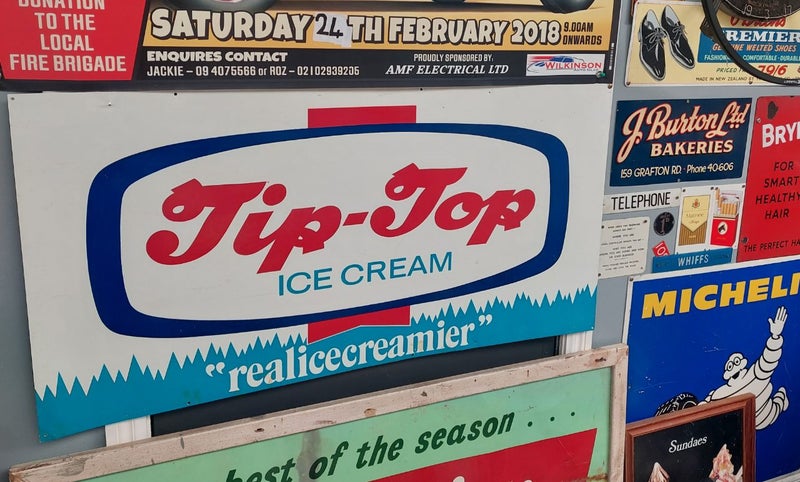 70s Metal TipTop sign (Large) 1155mm x 611mm Carousel 2