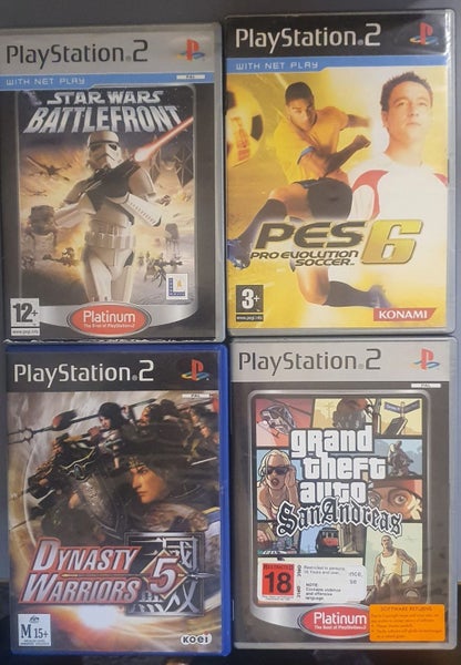 PS2 Mixture of Games, Cases and Manuals Carousel 1