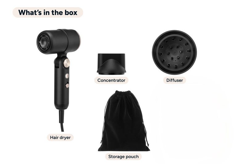 Kogan Compact Foldable Travel Hair Dryer Carousel 16
