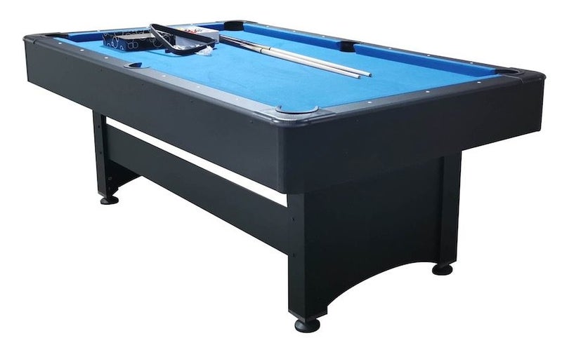 New 7' Pool Table Blue cloth Carousel 1