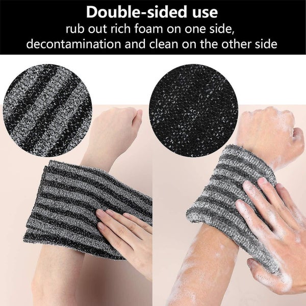 Extra Long Exfoliating Back Scrubber, Magic Body Back Scrubber For Shower, Back Carousel 2