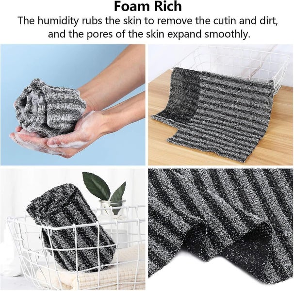 Extra Long Exfoliating Back Scrubber, Magic Body Back Scrubber For Shower, Back Carousel 5