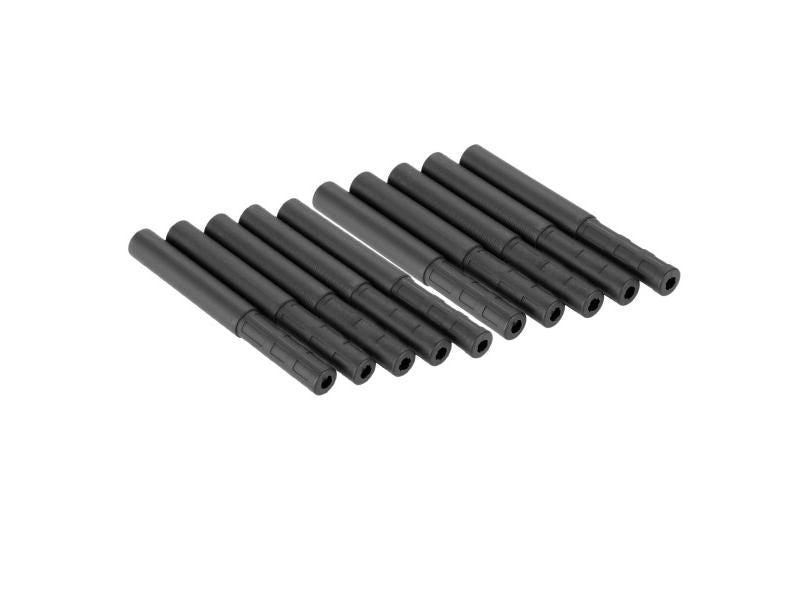 10Pcs Black Golf Club Carbon Fiber Extension Rods Kit Butt Extender Stick For Carousel 1