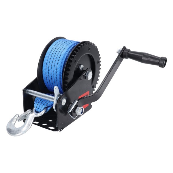1600lbs trailer winch nylon strap winch 1600lbs Manual Winch with Nylon Strap Carousel 1