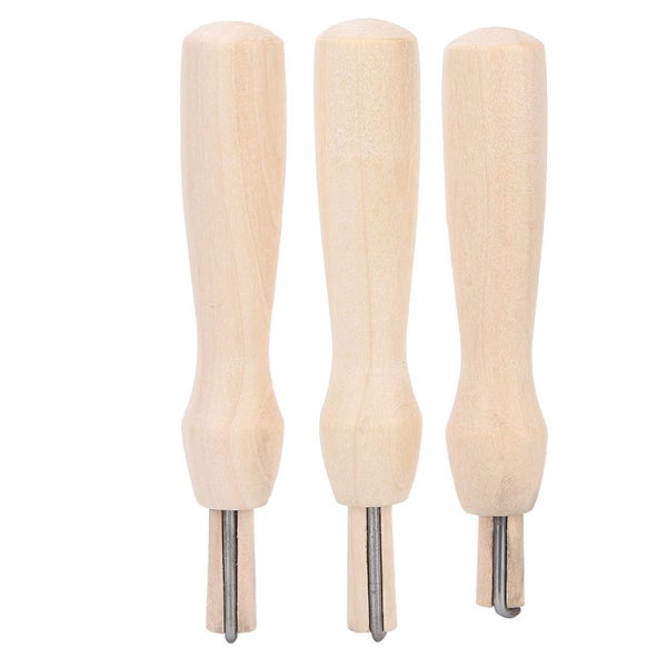 Felting Needle Kit Wool Felt Supplies with Poking Needles Wood Stamp Finger Carousel 2