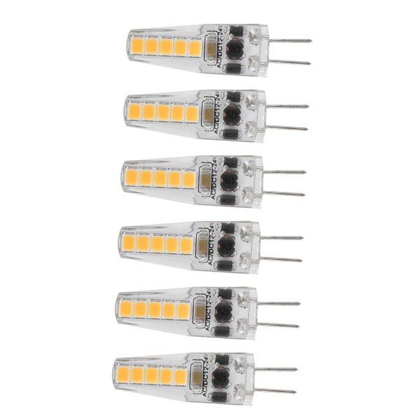 6pcs G4 LED Bulbs 2W Bi Pin Base Dimmable Bulbs for Chandelier Ceiling Lamp Carousel 2
