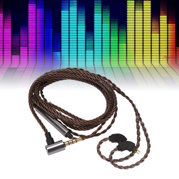Earphone Cable Replacement Headphone Cable with Mic for 2 Pin 0.78mm Headphones Carousel 4
