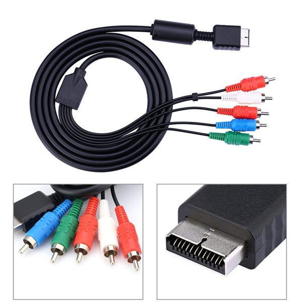 AV Multi Out to Component Video/Audio Cable Cord For Sony Playstation PS2 PS3 Carousel 1