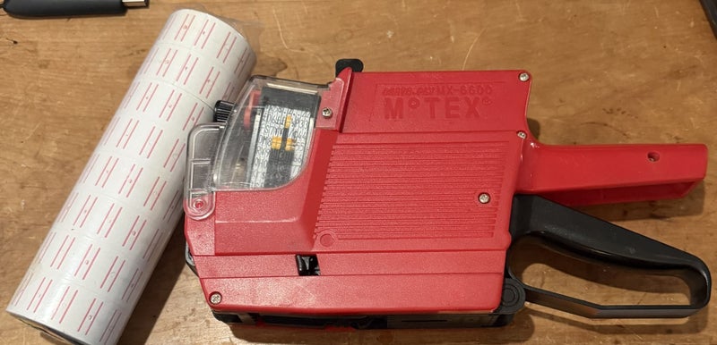 MX-6600 10 Digits Two-line Labeller Motex Carousel 1