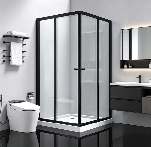 50% OFF! Fan Shape Corner Shower-FS-S-90 (MB) Carousel 1
