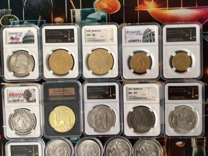 SILVER AND GOLD PLATED COIN COLLECTION UP FOR GRABS $1AUCTION Carousel 2
