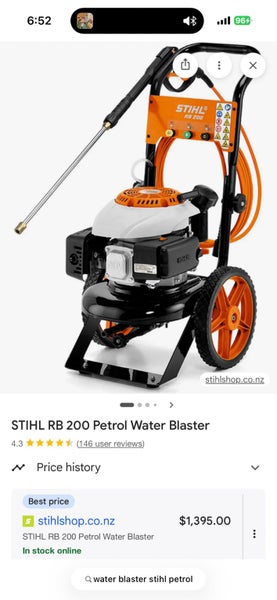 STIHL RB 200 PETROL WATER BLASTER Carousel 6