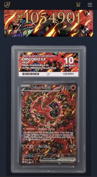 Crazy $1 reserve pokemon tcg Charizard and oricorio Upc Promos ACE GRADED 10 Carousel 2