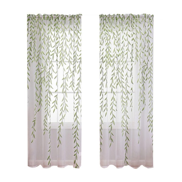 Wicker Shade Curtain Bedroom Living Room Sun Screen Curtain White Gauze -Gr Carousel 2