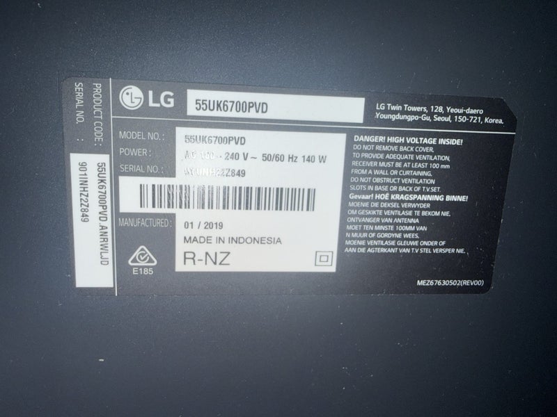 LG 55 inch 4K Smart TV (Faulty) Carousel 2