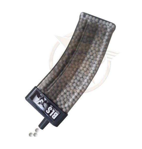 BLS Airsoft B.B M4 Magazine Style Bottle/Loader Carousel 1