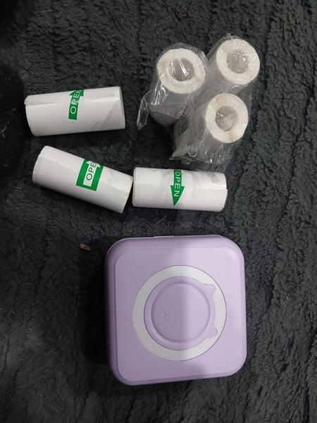 Mini printer bluetooth and six rolls Carousel 2