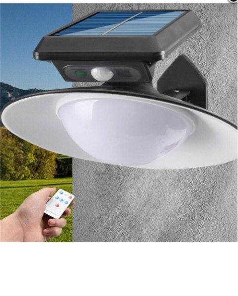 Solar LED Wall Lamp with PIR Motion Sensor – Waterproof Carousel 2