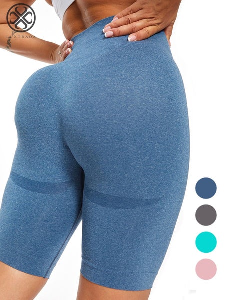 Women's Activewear Solid Workout Cycling Yoga Running High Waist Pants Bike Carousel 1