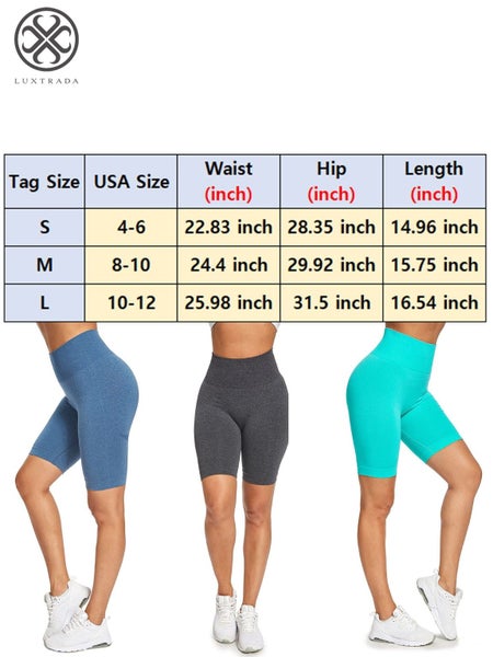 Women's Activewear Solid Workout Cycling Yoga Running High Waist Pants Bike Carousel 2