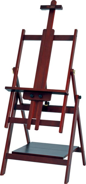 Winsor & Newton: Hamilton Studio Easel - Mahogany Carousel 1