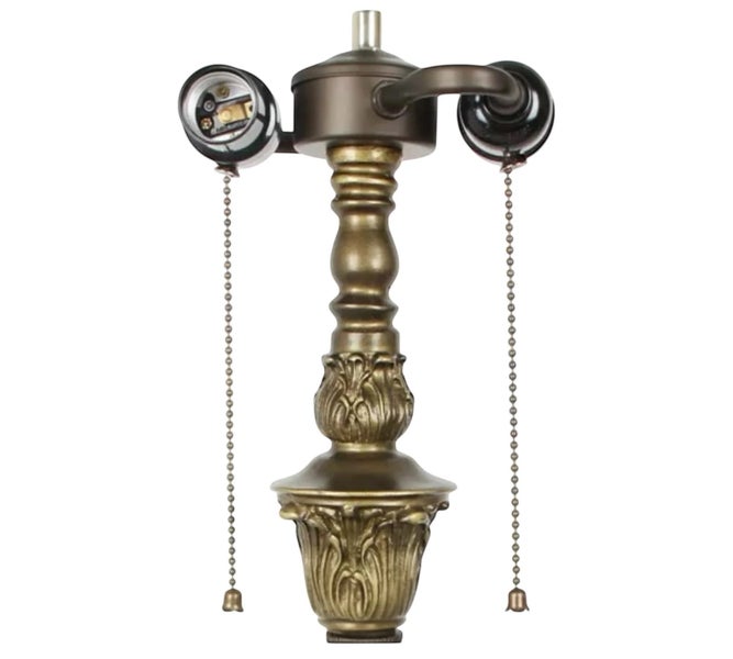 Tiffany Floor Lamp with X-Large 46cm (18") Lamp Shade Carousel 7