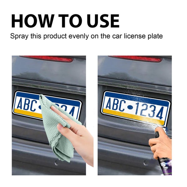 30ml Car License Plate Number Car Transparent Coating Spray Concealer Carousel 2
