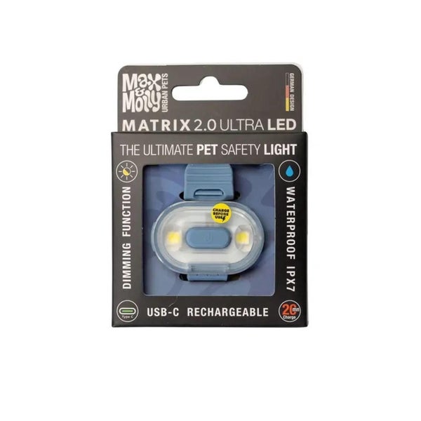 Max & Molly Matrix 2.0 Ultra Led Pet Safety Light (Ocean) Carousel 1